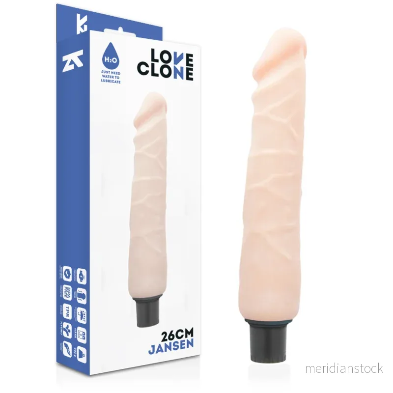 LOVECLONE - JANSEN SELF LUBRICATION VIBRATOR 26 CM -O- 4.2 CM - Bild 3