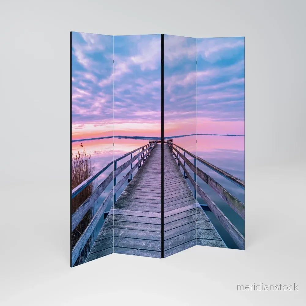 PASTEL PROMENADE Rumsavdelare 4 paneler