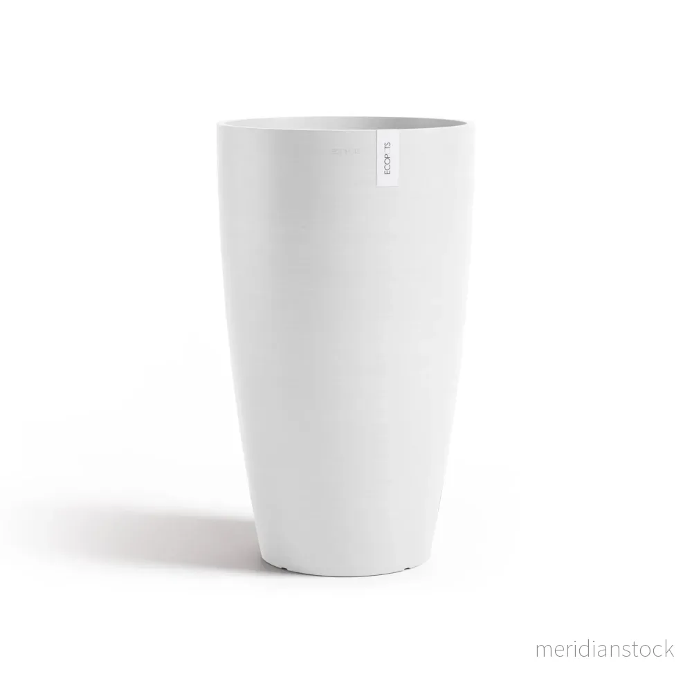 Kruka Stockholm hög 60cm vit - Bild 3