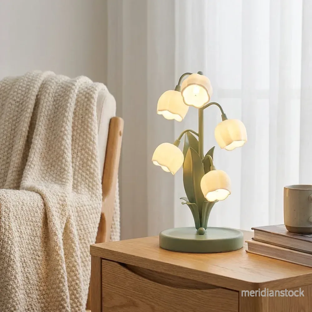 Skulptural blombordslampa – Florencea