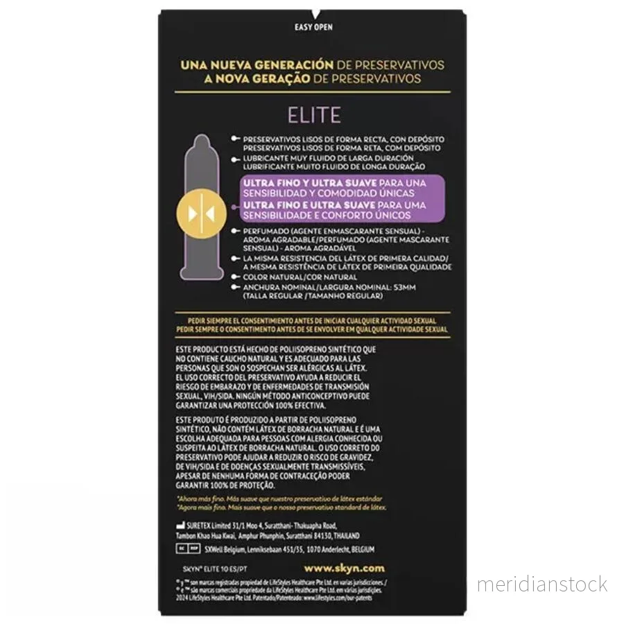 SKYN - ELITE ULTRA-THIN CONDOMS 10 UNITS - Bild 2