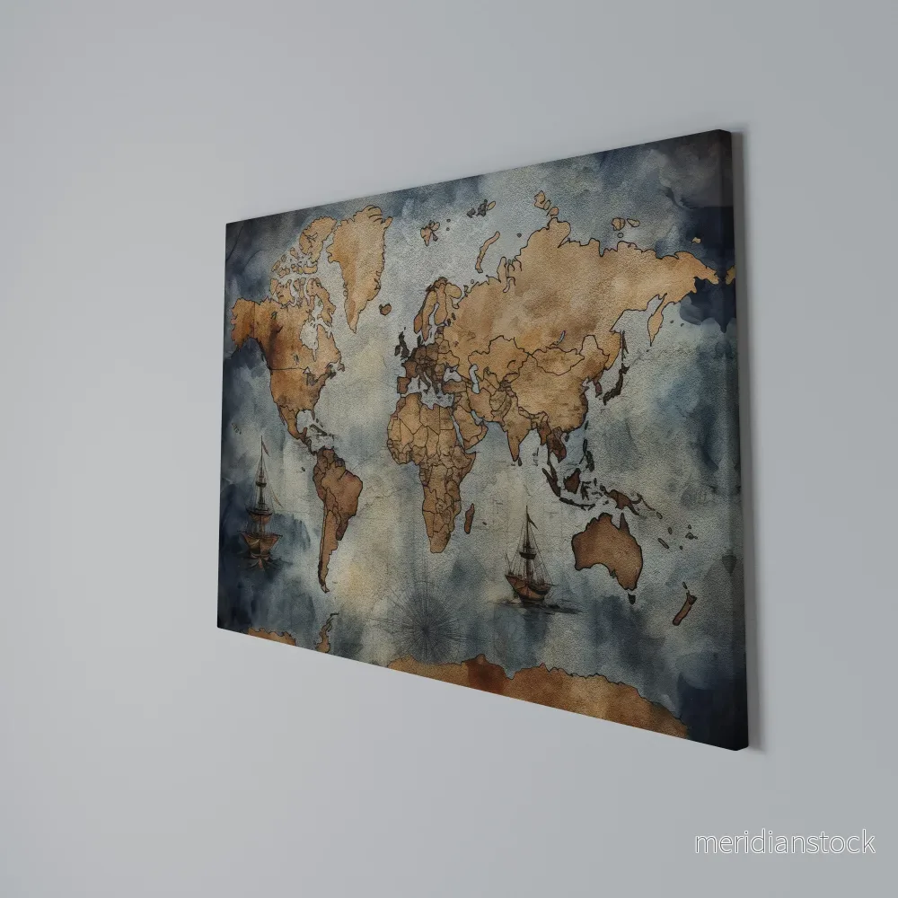 WAVES OF DISCOVERY Horizontal Canvas Print - Bild 3