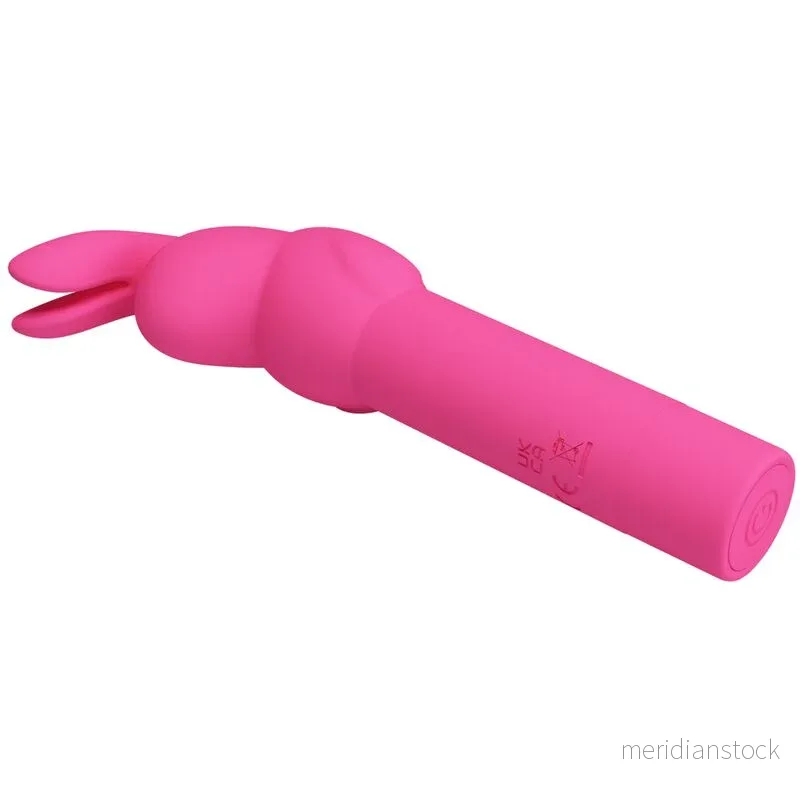 PRETTY LOVE - GERARDO FUSCHIA RABBIT SILICONE VIBRATOR - Bild 3
