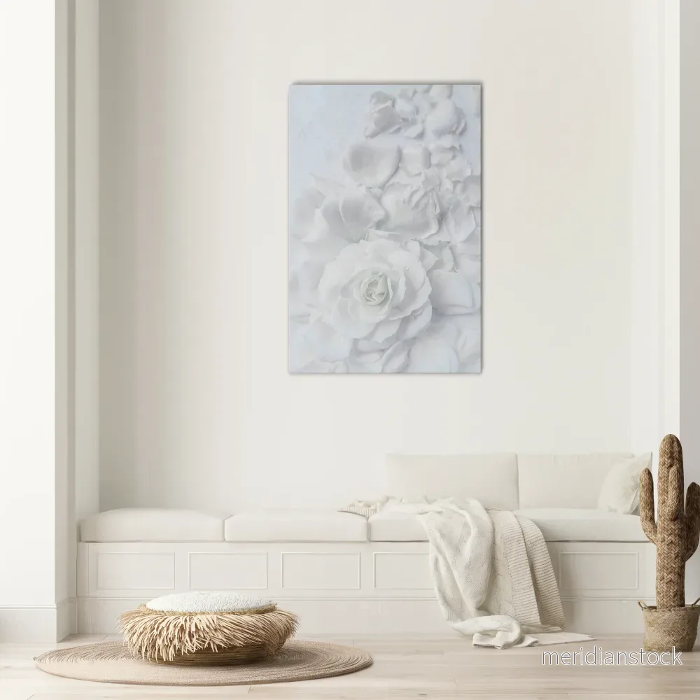 ELEGANCE IN CLARITY Vertical Canvas Print - Bild 2