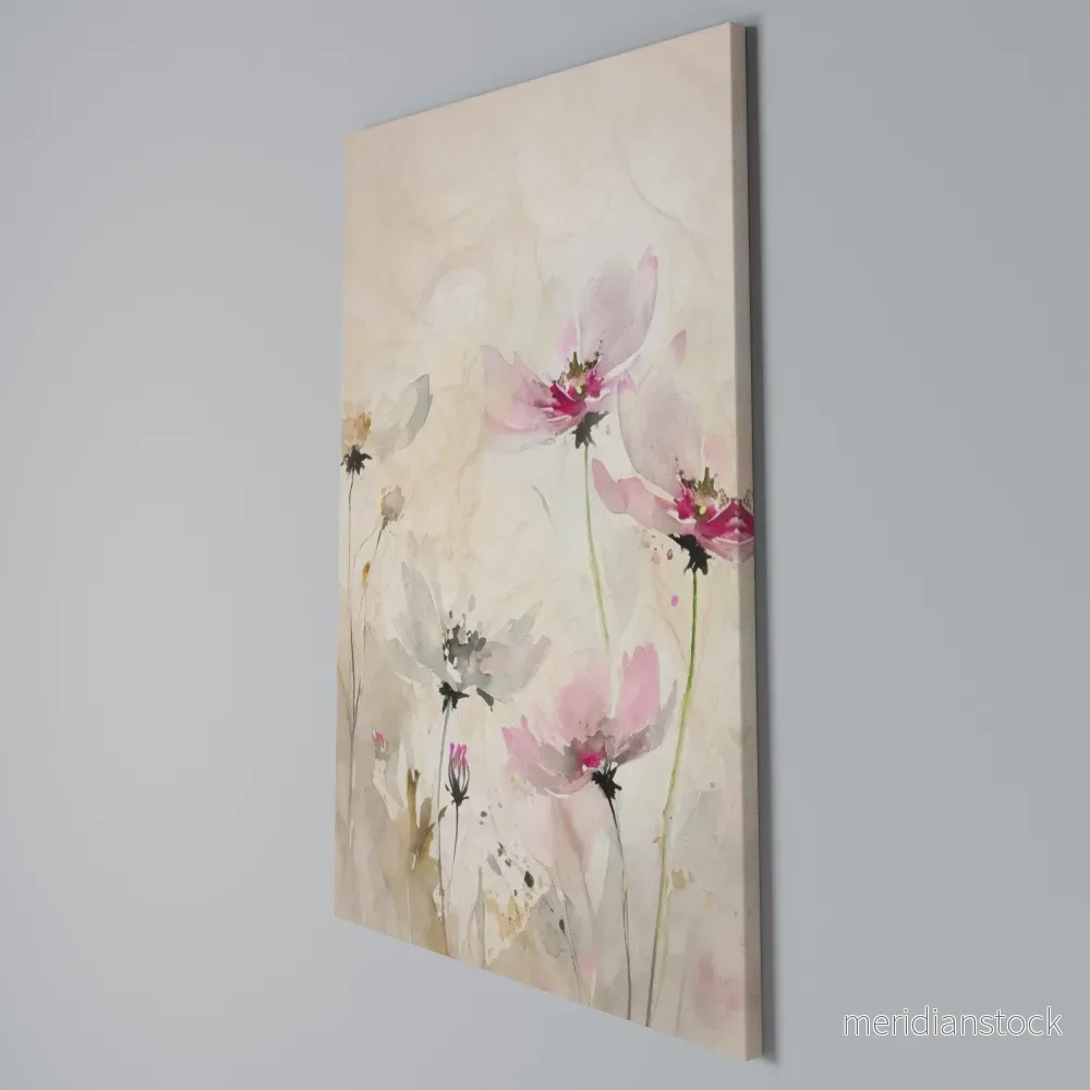 PAINTED LIGHTNESS Vertical Canvas Print - Bild 3