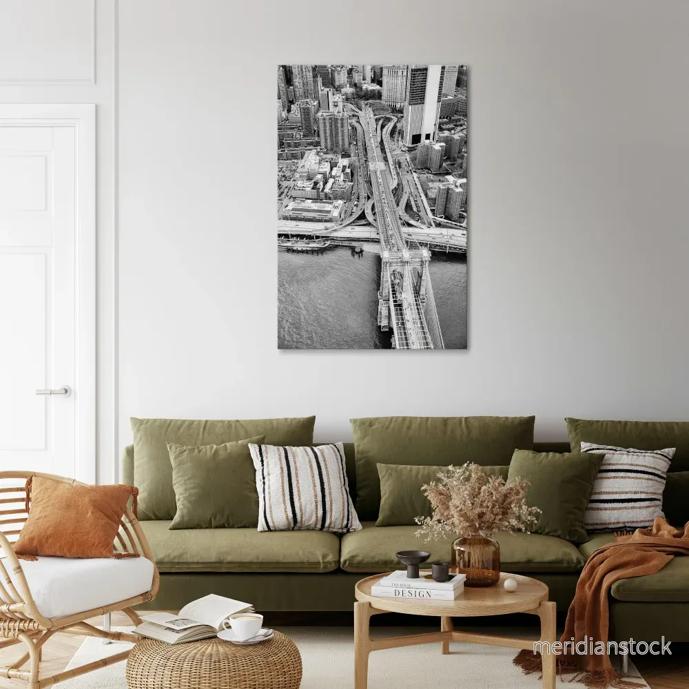 METROPOLITAN MAZE DANCE Vertical Canvas Print