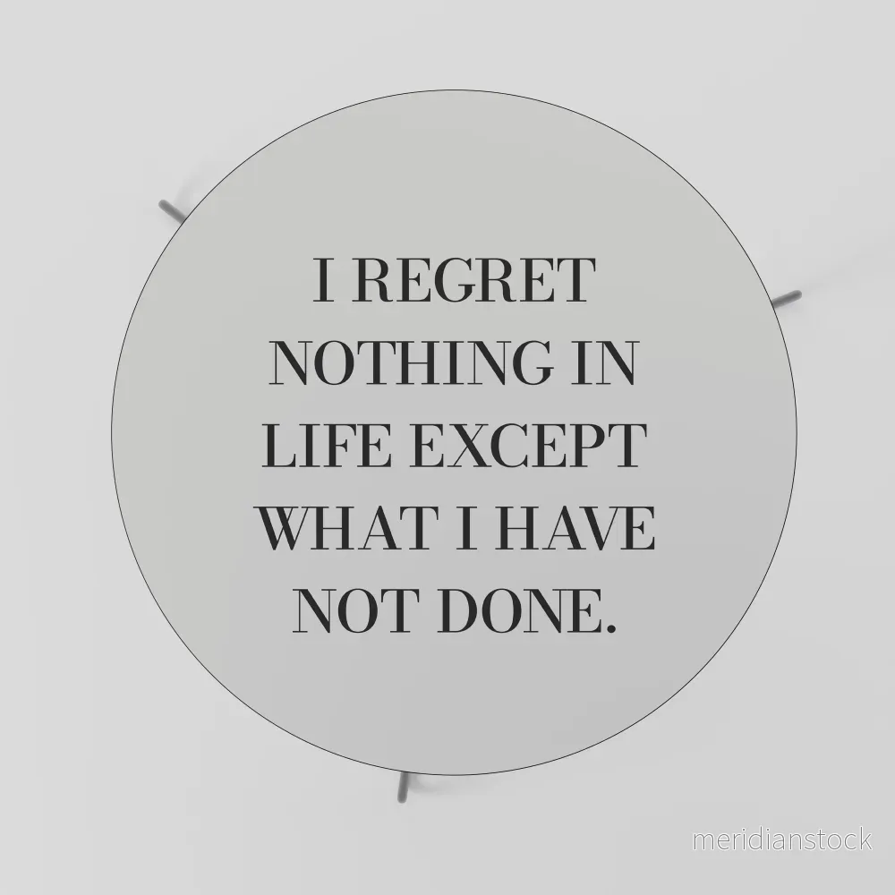 REGRET NOTHING Soffbord - Bild 2
