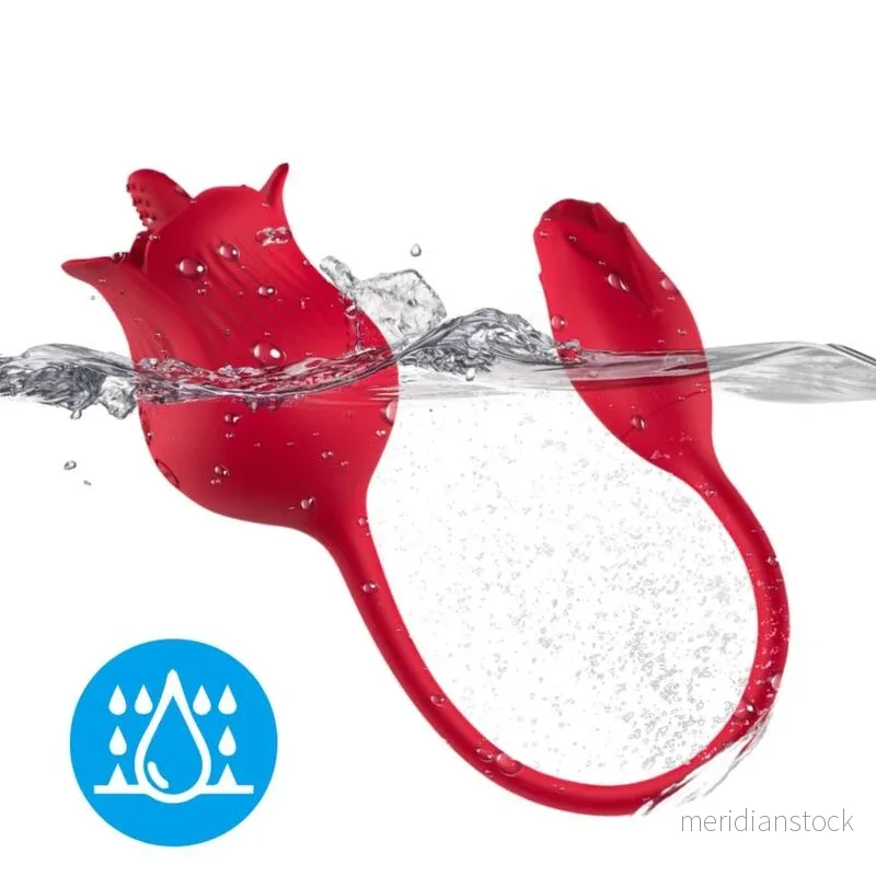 ARMONY - PINK CLITORIS STIMULATOR VIBRATOR WITH TAIL 10 MODES RED - Bild 3