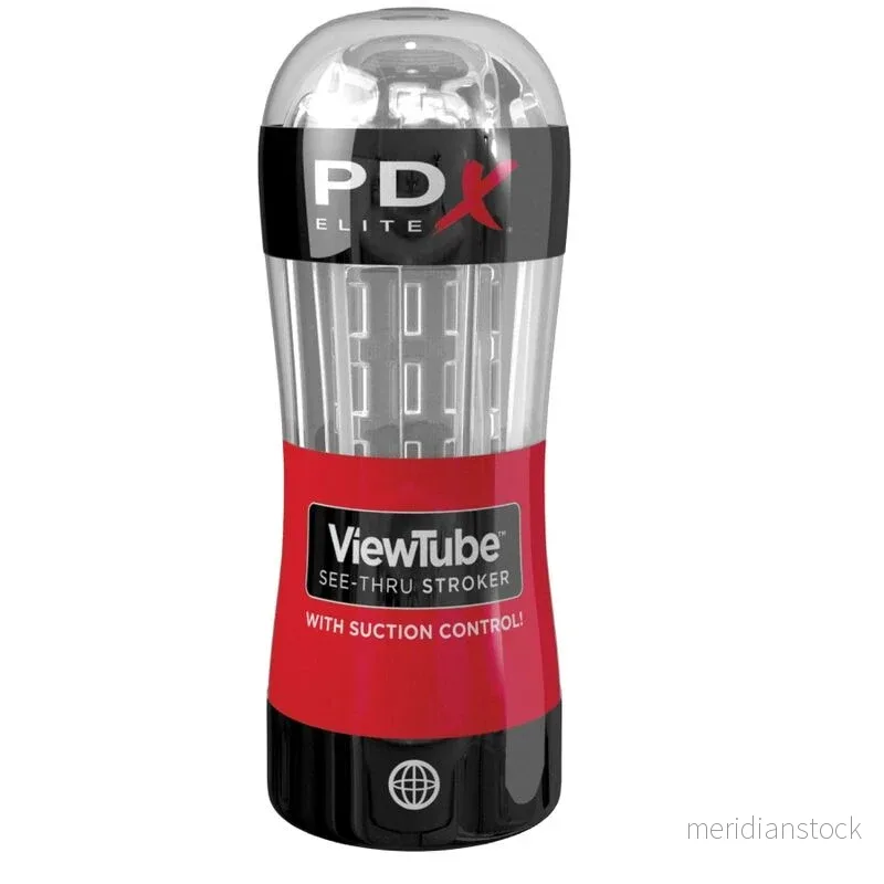 PDX ELITE - STROKER VIEWTUBE MASTURBATOR CONTROL TRANSPARENT STIMULATING WAVES - Bild 2