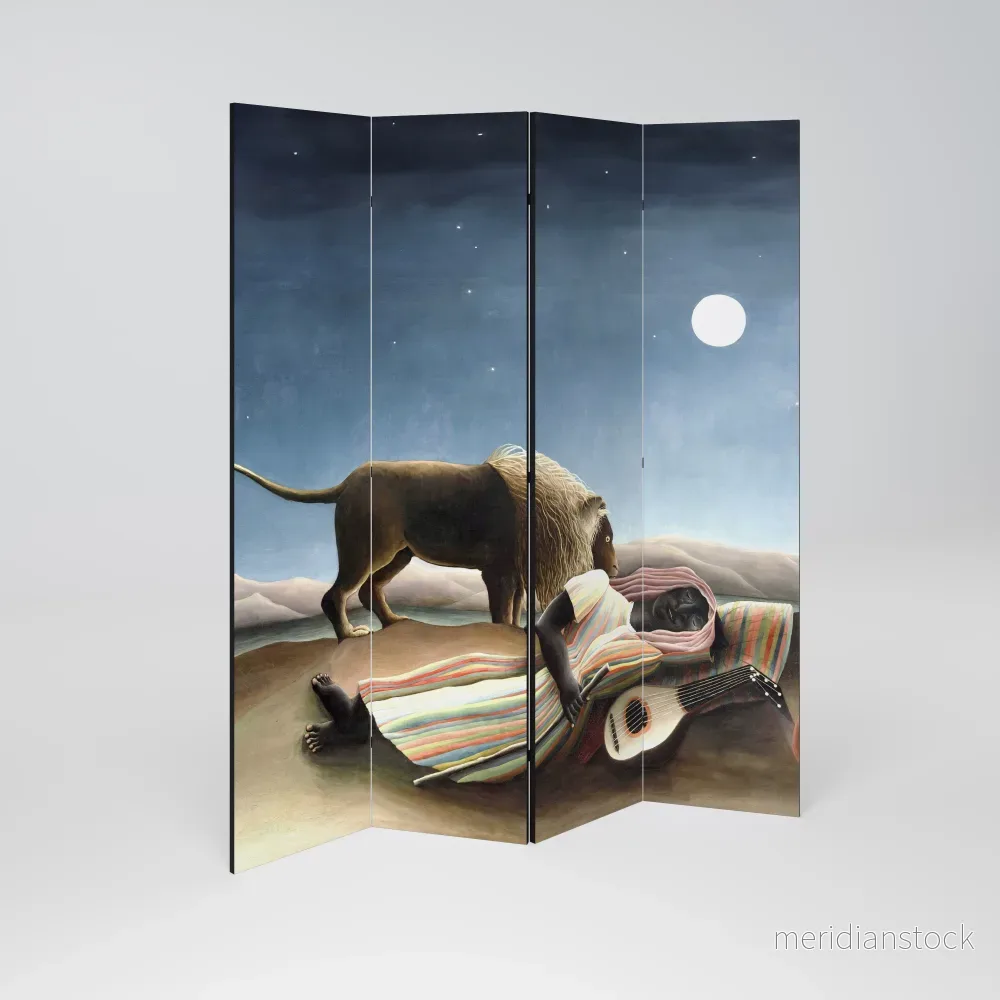 THE SLEEPING GYPSY Rumsavdelare 4 paneler