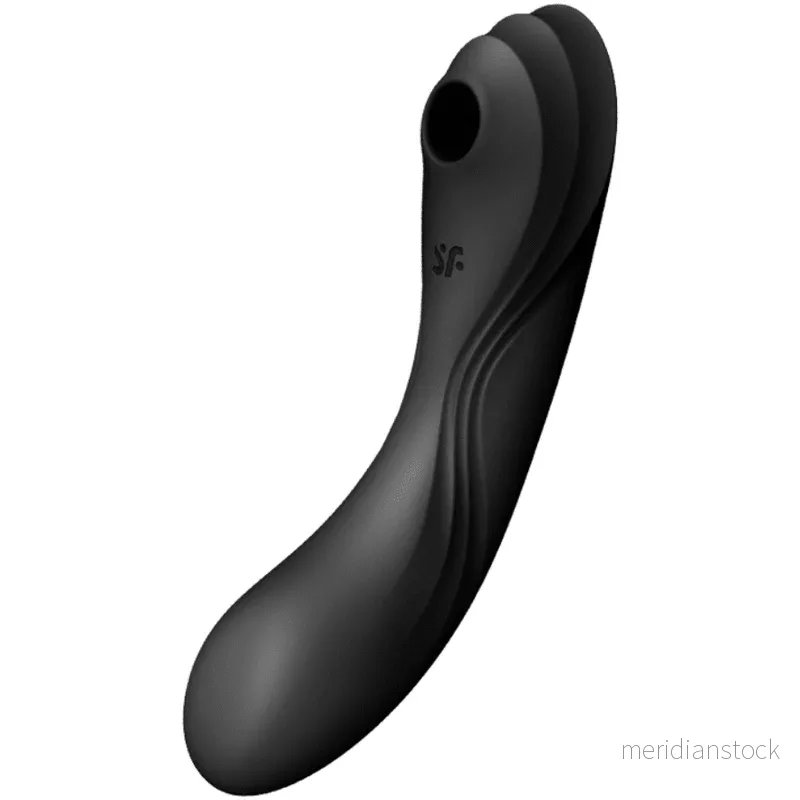 SATISFYER - CURVY TRINITY 4 AIR PULSE VIBRATOR BLACK