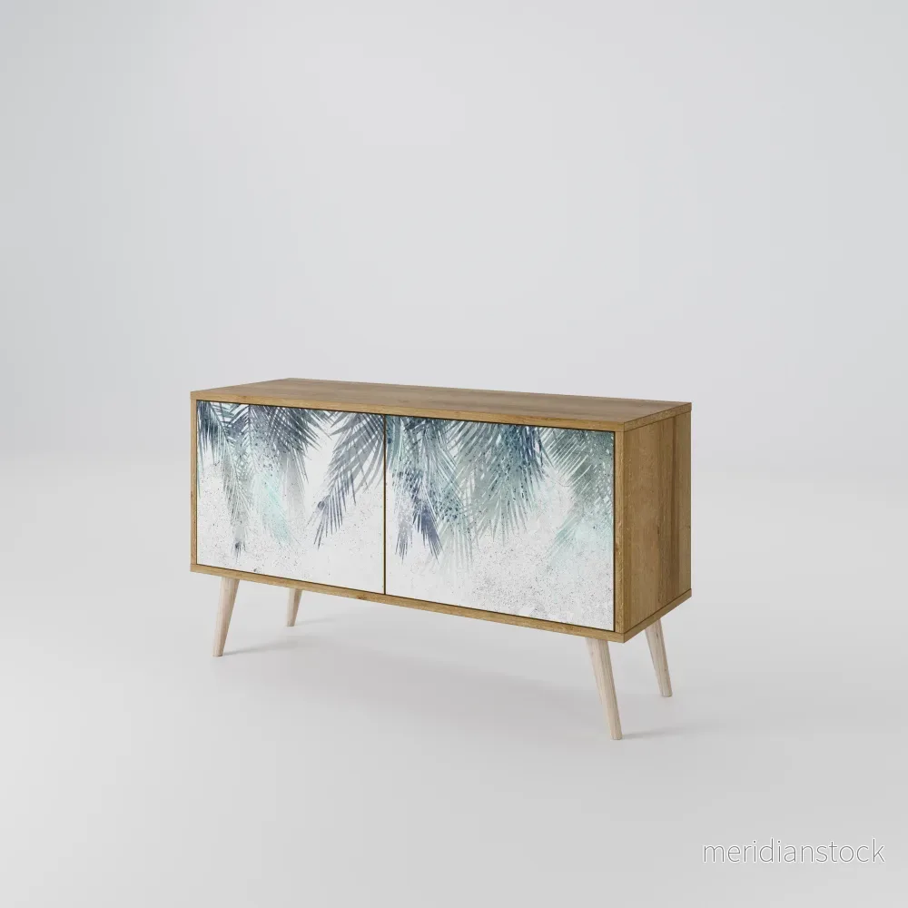 PALM VEIL Kompakt TV-bänk med 2 dörrar PALM VEIL Kompakt TV-bänk med 2 dörrar