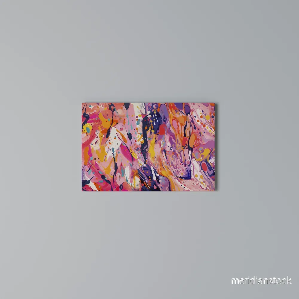 EXPRESSIVE ECHOES Horizontal Canvas Print - Bild 3