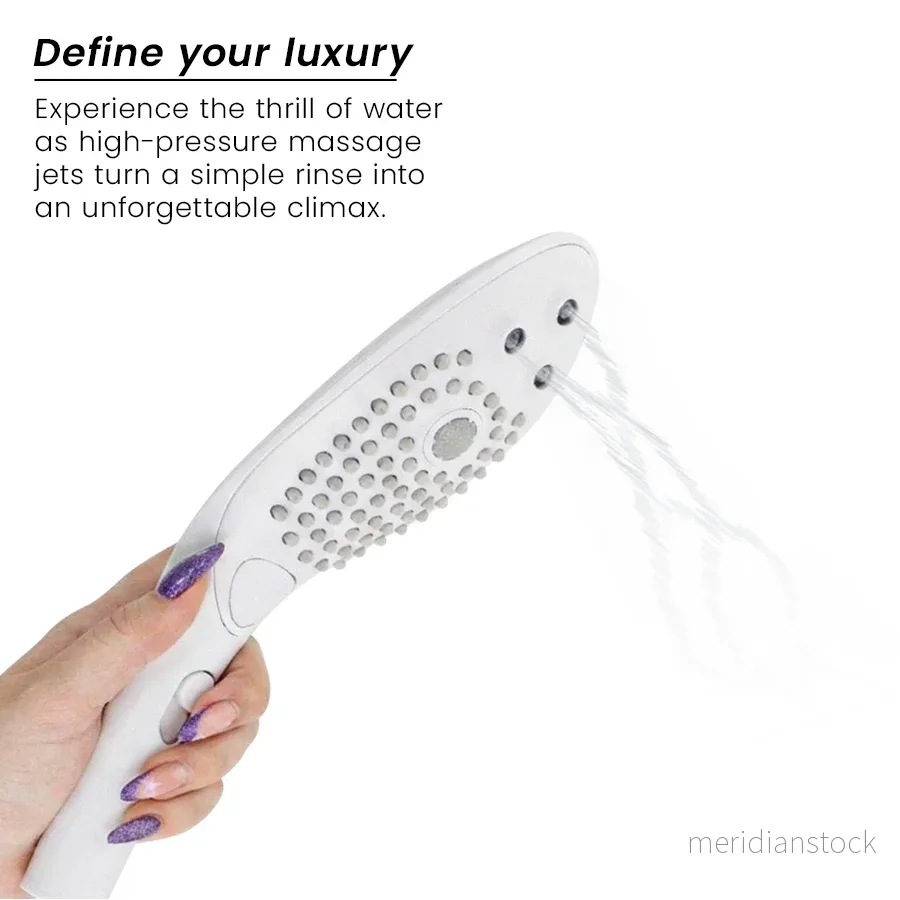 WOMANIZER - WAVE CLITORAL STIMULATING SHOWER HEAD WHITE - Bild 3