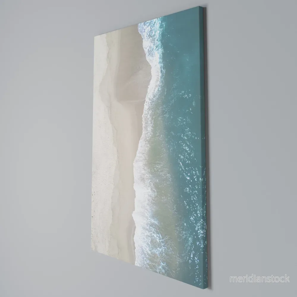 SAND AND SEA HARMONY Vertical Canvas Print - Bild 3