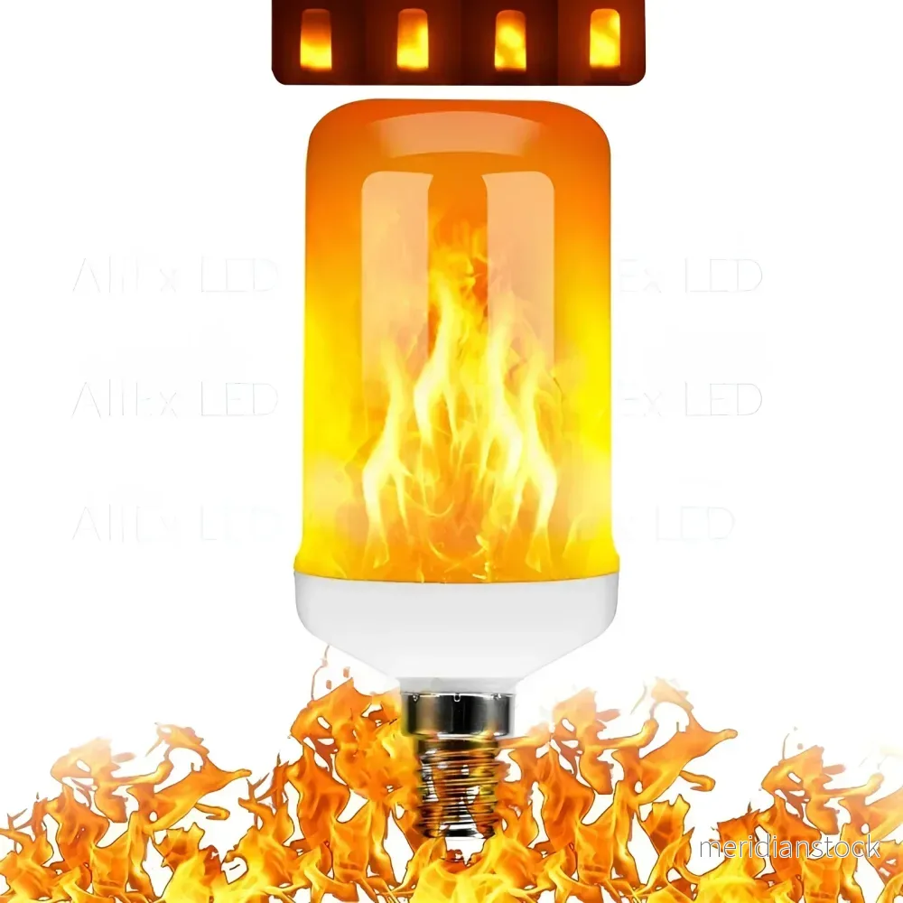 Lampa med flammeffekt - 9 W, simulerad flamma - Bild 3