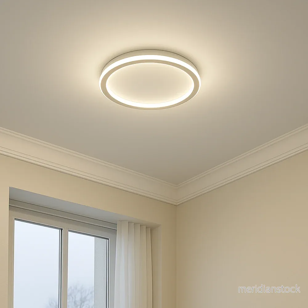 Skandinavisk LED taklampa – Modern, dimbar och stilren för vardagsrum, matsal och hall - Bild 3