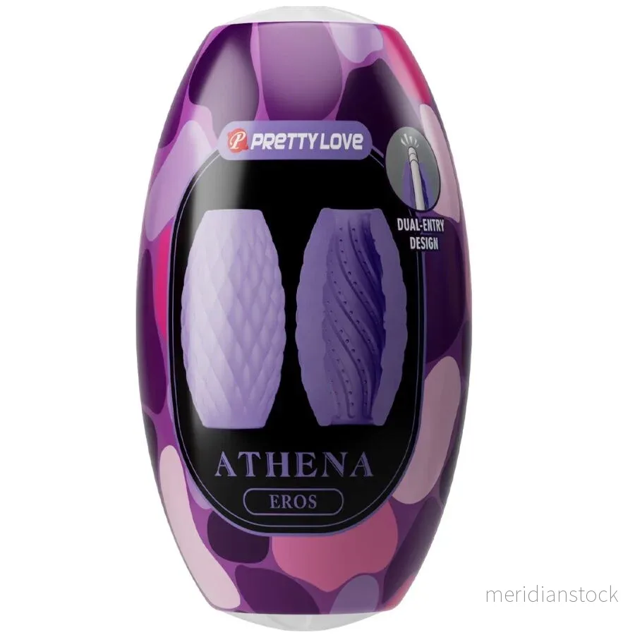 PRETTY LOVE - ATHENA EROS SILICONE MALE MASTURBATOR PURPLE - Bild 3