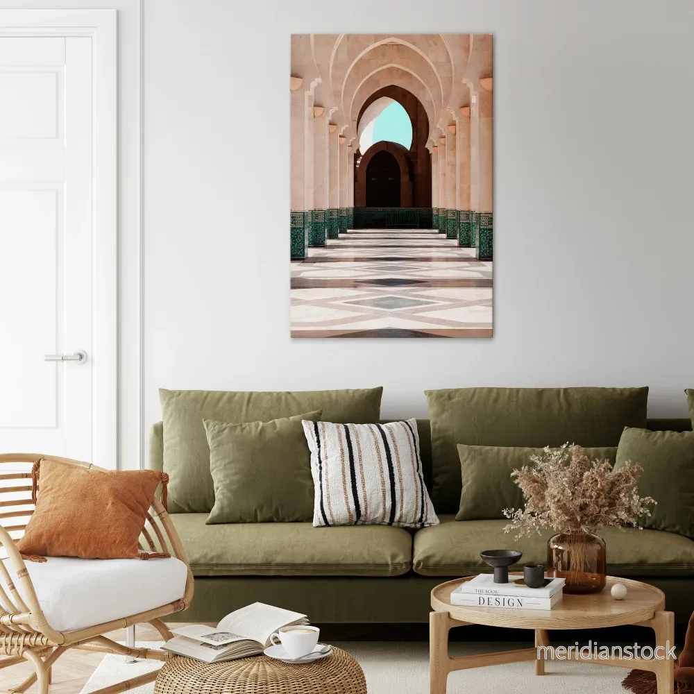 ARCHES OF SERENITY Vertical Canvas Print ARCHES OF SERENITY Vertical Canvas Print