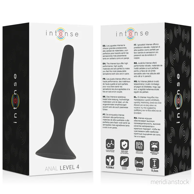 INTENSE - ANAL LEVEL 4 15.5CM BLACK - Bild 3