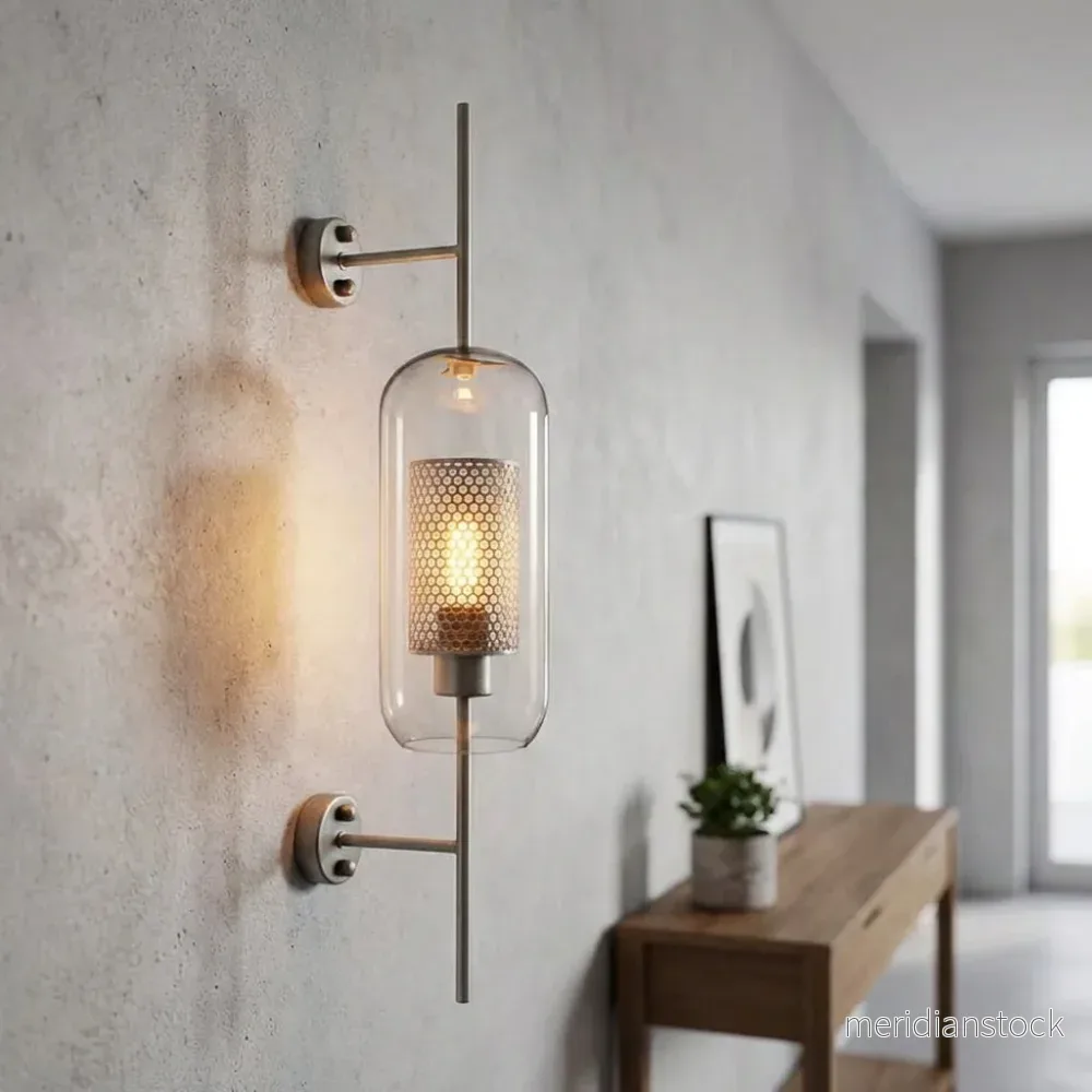 Modern vägglampa i glas – Glasierra Modern vägglampa i glas – Glasierra