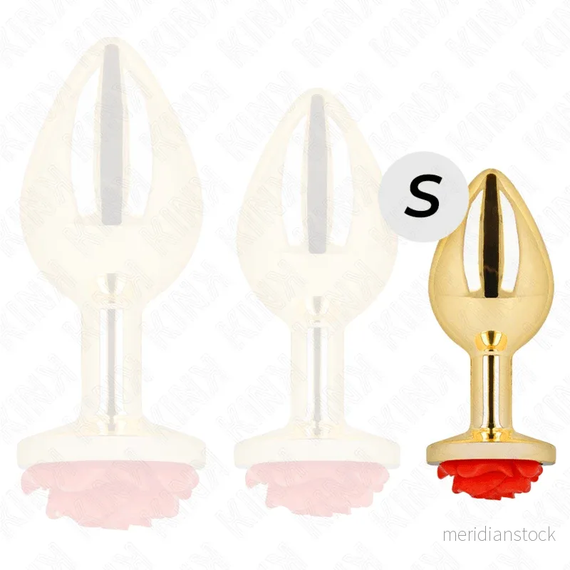 KINK - PLUG ANAL GOLD ROSE RED SIZE S - Bild 3