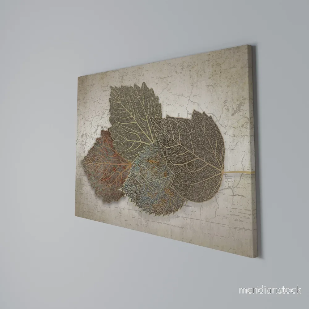 LEAVES OF TIME Horizontal Canvas Print - Bild 3