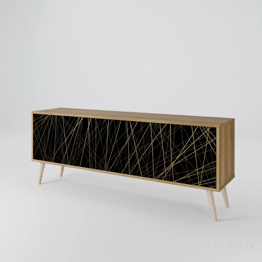 BRIGHT MESH TV-bänk med 3 dörrar BRIGHT MESH TV-bänk med 3 dörrar