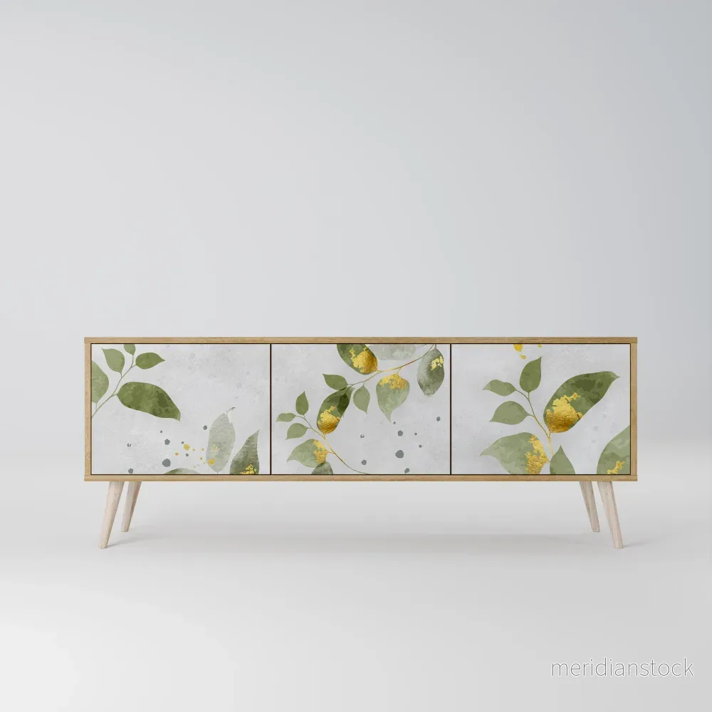 ELEGANT BOTANICS TV-bänk med 3 dörrar - Bild 2