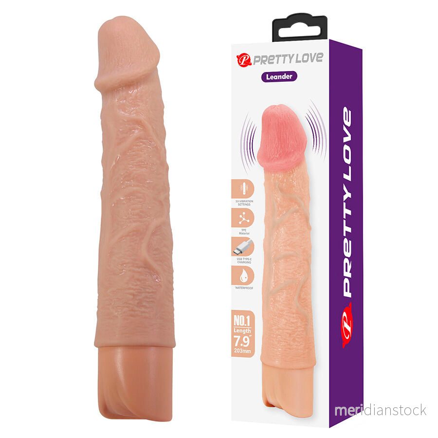 PRETTY LOVE - LEANDER FLEXIBLE REALISTIC VIBRATOR - Bild 2