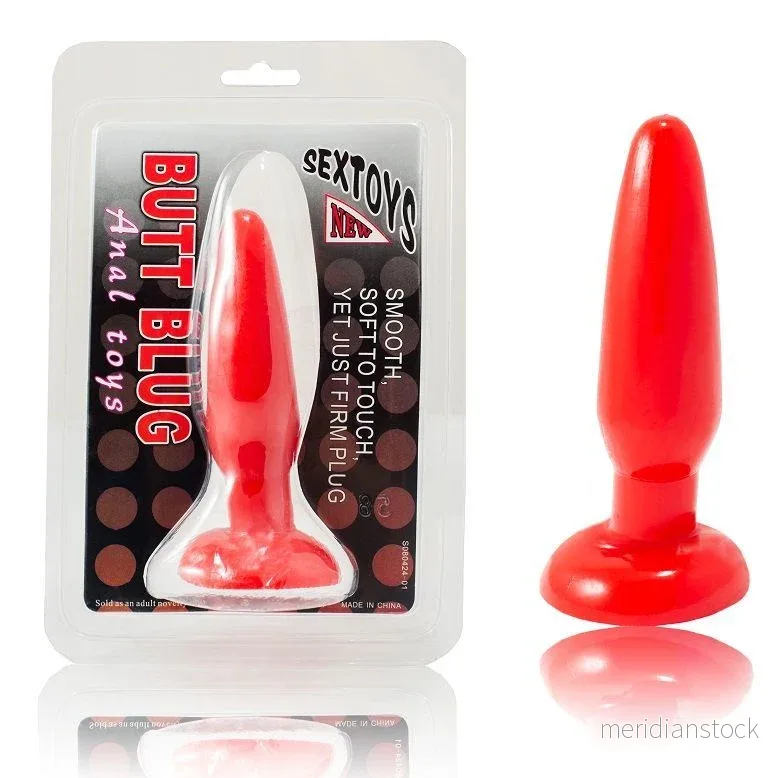 BAILE Small Red Anal Plug 15 CM - Perfect for Beginners and Enhancing Pleasure - Bild 3