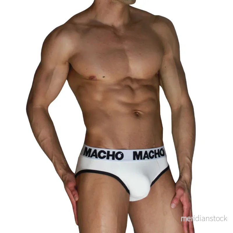 MACHO - MCH006 CLASSIC SLIP WHITE + BLACK S - Bild 3