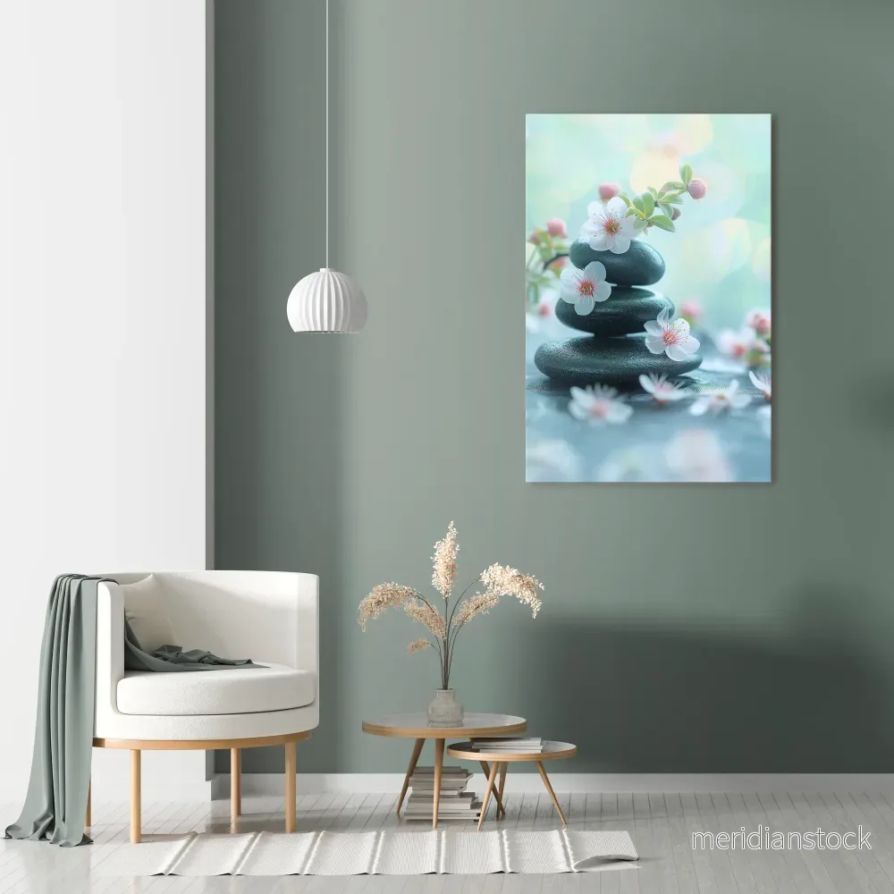 MINDFUL MOMENTS Vertical Canvas Print