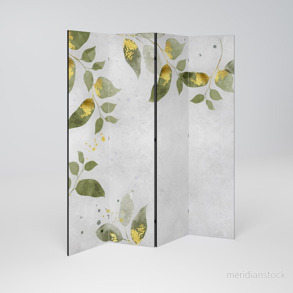 ELEGANT BOTANICS Rumsavdelare 4 paneler - Bild 2