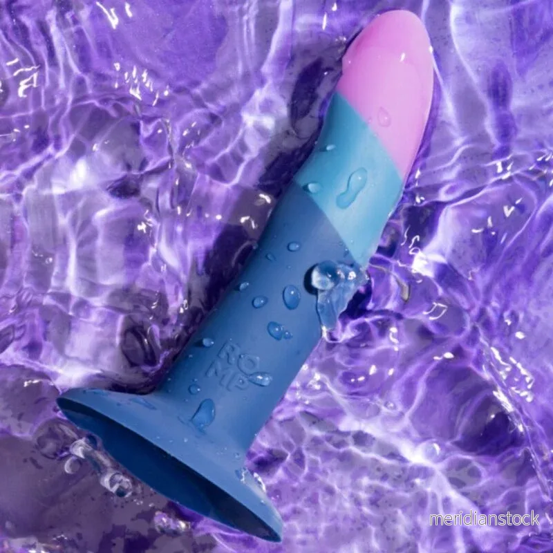 ROMP - PICCOLO SILICONE DILDO WITH TRICOLOR SUCTION CUP 14 CM - Bild 2
