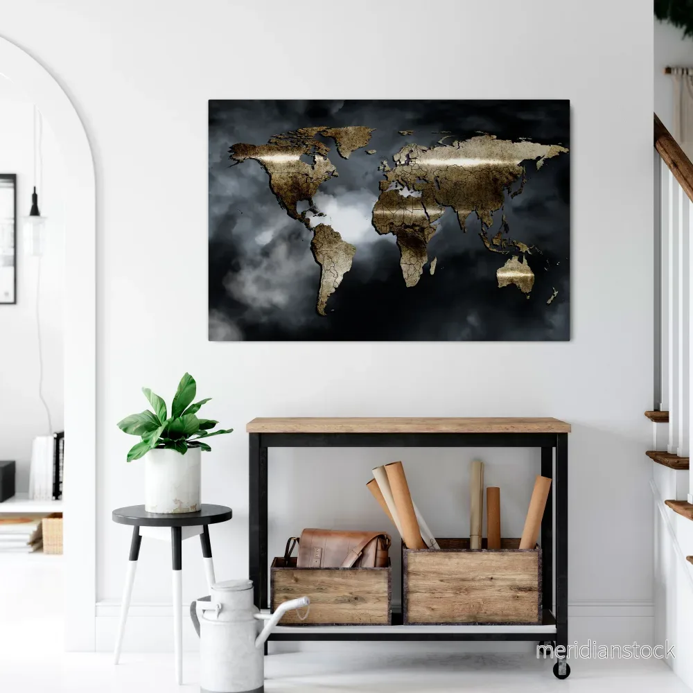 GOLDEN EARTH REVERIE Horizontal Canvas Print - Bild 2
