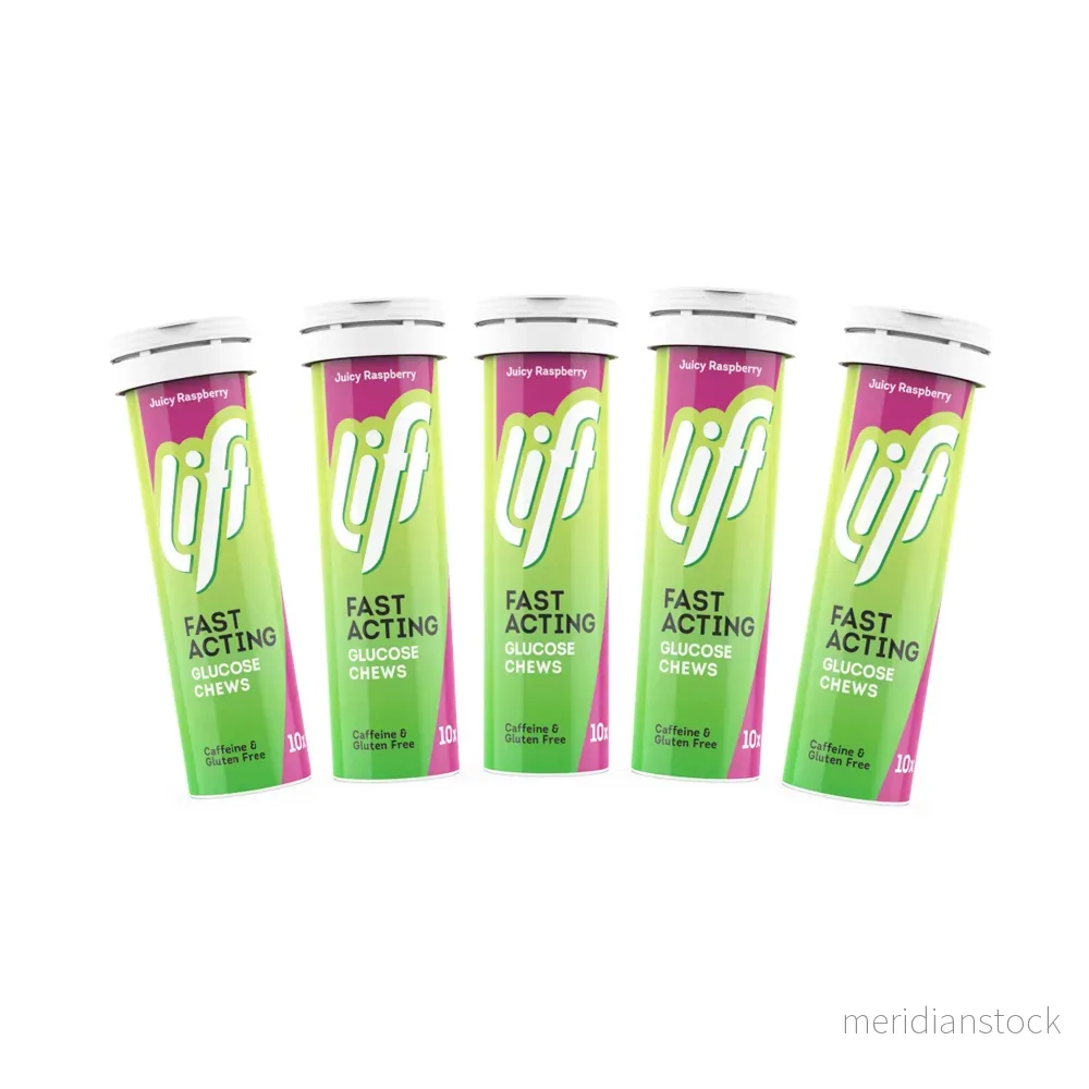 Druvsocker LIFT Hallon 5-pack
