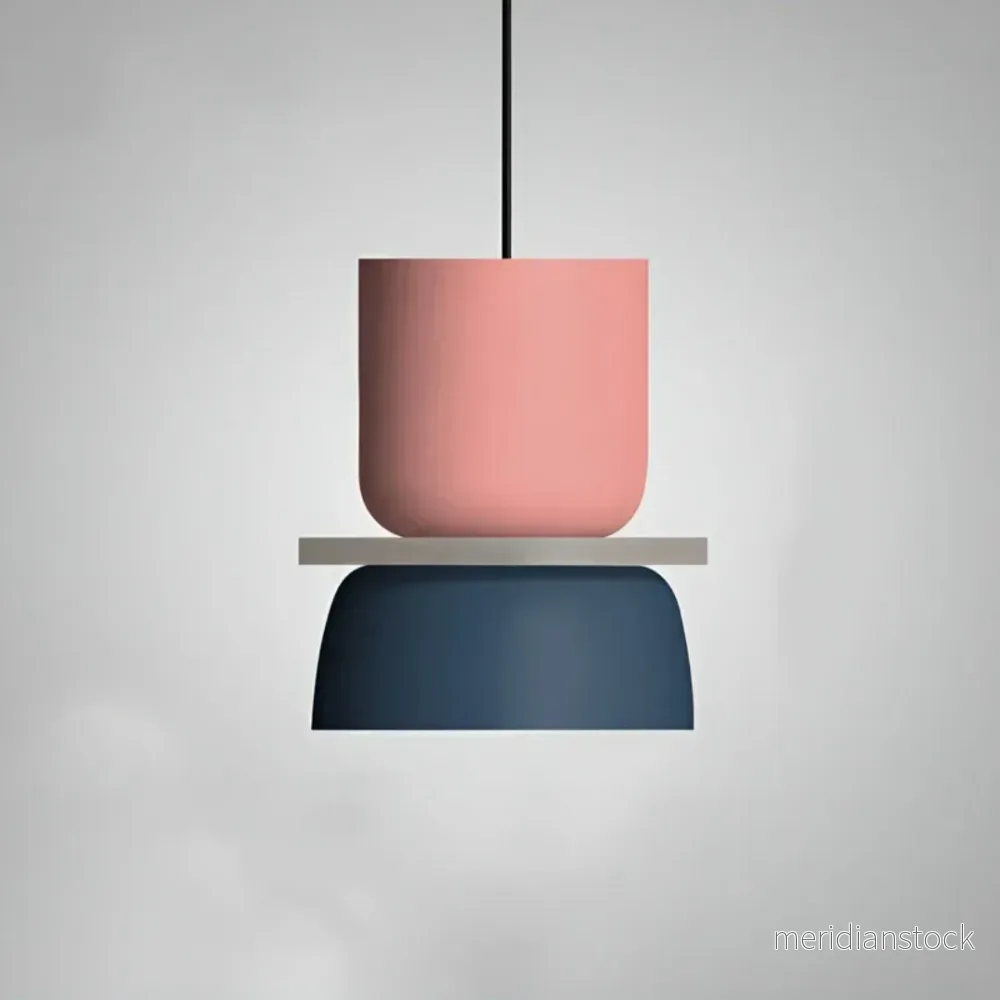 Färgglad och trendig Macaron LED hängande lampa - VividGlow