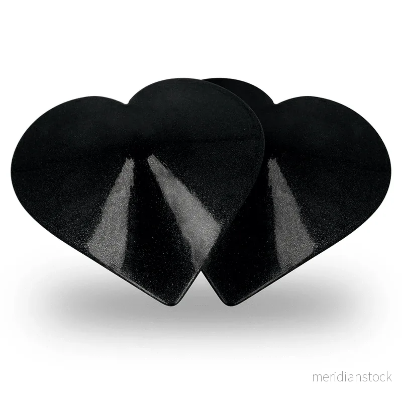 COQUETTE CHIC DESIRE - NIPPLE COVERS BLACK HEARTS - Bild 2