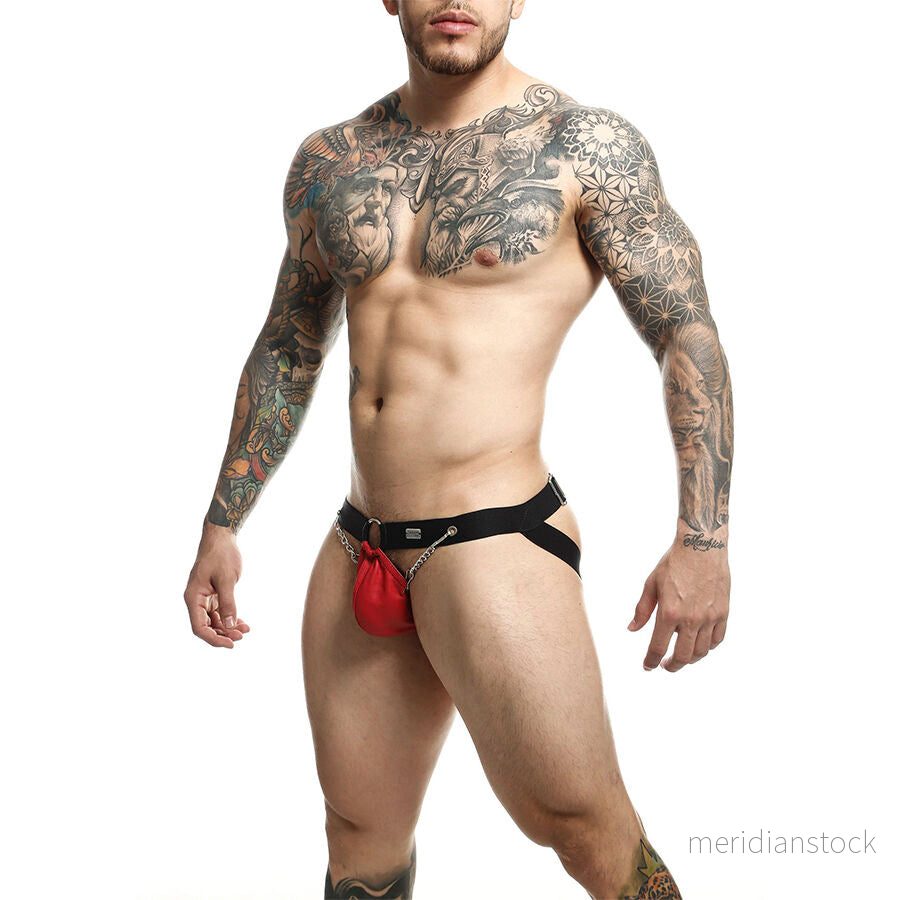 MOB - DNGEON RED JOCKSTRAP WITH CHAINS ONE SIZE - Bild 2