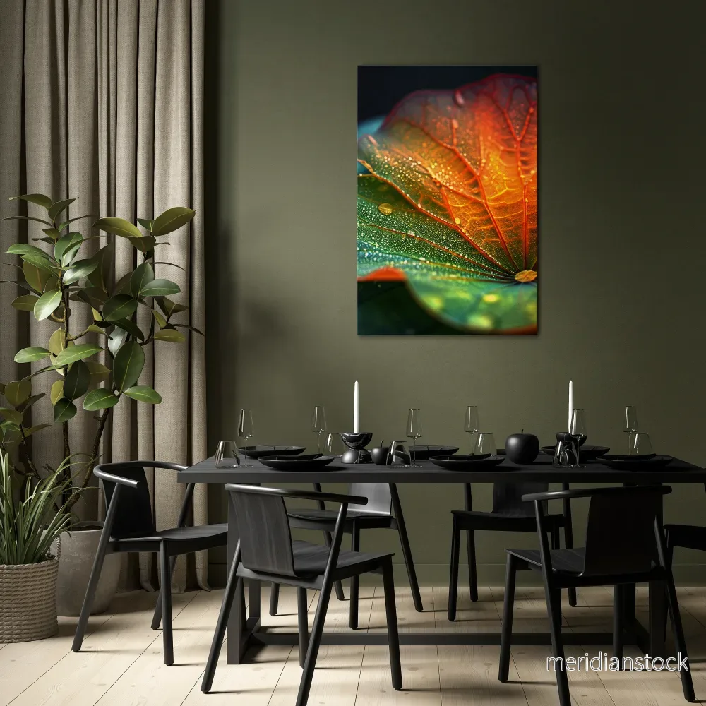 ECHOES OF RAIN Vertical Canvas Print - Bild 2