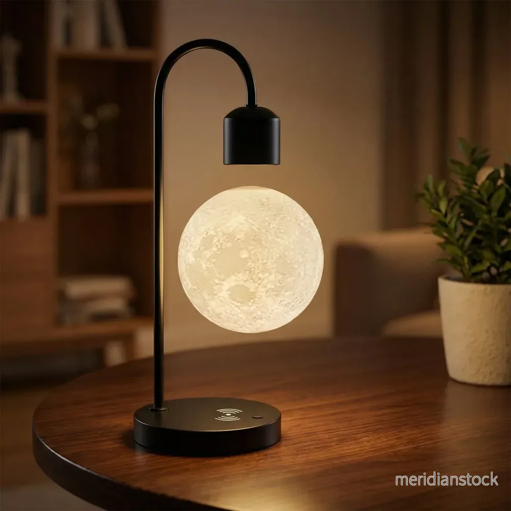 Trådlös nattduksbordslampa med laddfunktion - Lunafloat