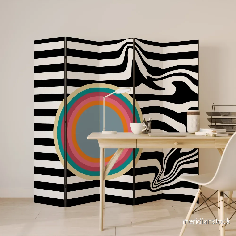 SPECTRA SHOWCASE Dekorativ rumsavdelare – 5 paneler - Bild 3