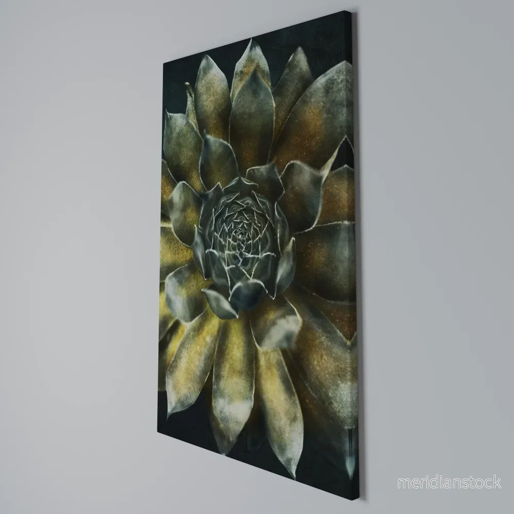MYSTICAL SUCCULENT WHIRL Vertical Canvas Print - Bild 3