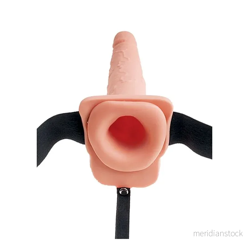 FETISH FANTASY SERIES - ADJUSTABLE HARNESS REALISTIC PENIS WITH BALLS SQUIRTING 19 CM - Bild 2
