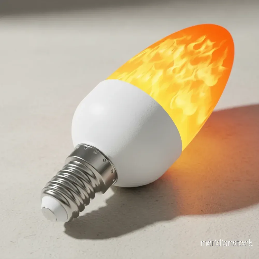 LED-ljusflammande effektlampa - Candleon - Bild 3