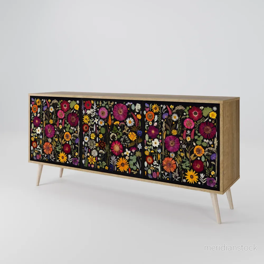 MIDNIGHT GARDEN 3-Door Sideboard MIDNIGHT GARDEN 3-Door Sideboard