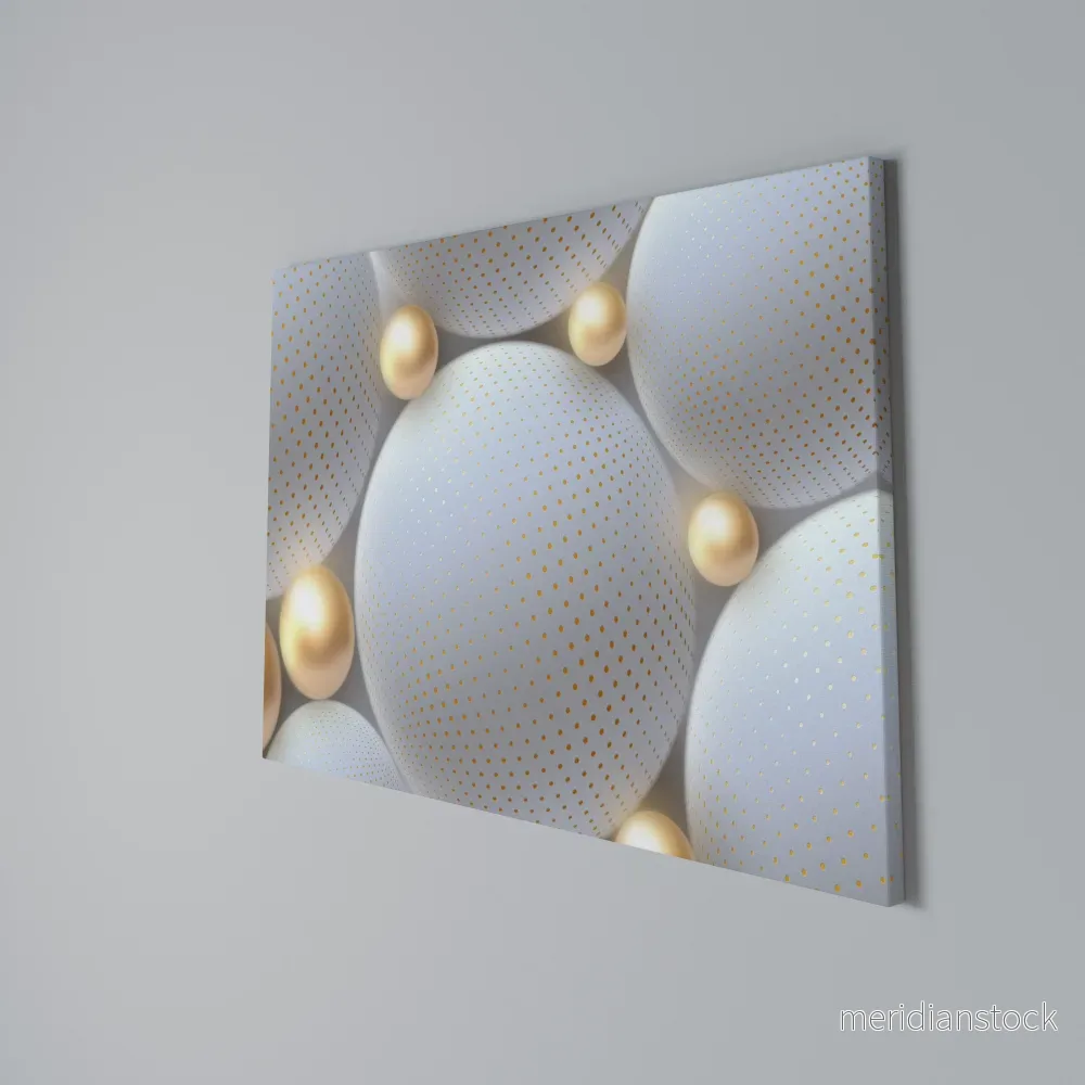 LUMINOUS SPHERICAL HARMONY Horizontal Canvas Print - Bild 3