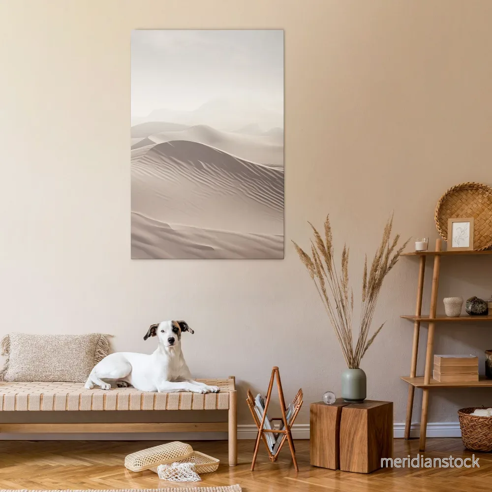 ECHOES OF DUNES Vertical Canvas Print