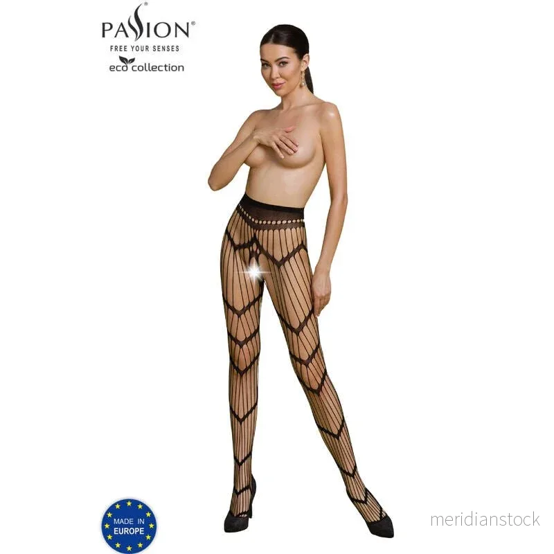 PASSION - ECO COLLECTION BODYSTOCKING ECO S006 RED - Bild 3